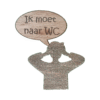 Houten WC Deursticker Mannen - Stoer en Humoristisch