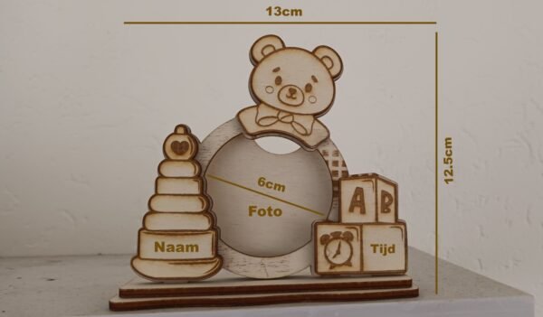 Houten Beer Fotolijst Houten Beer Fotolijst