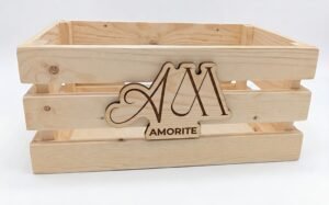 Borrelkist – Blank & Graveerbaar groot en groot logo