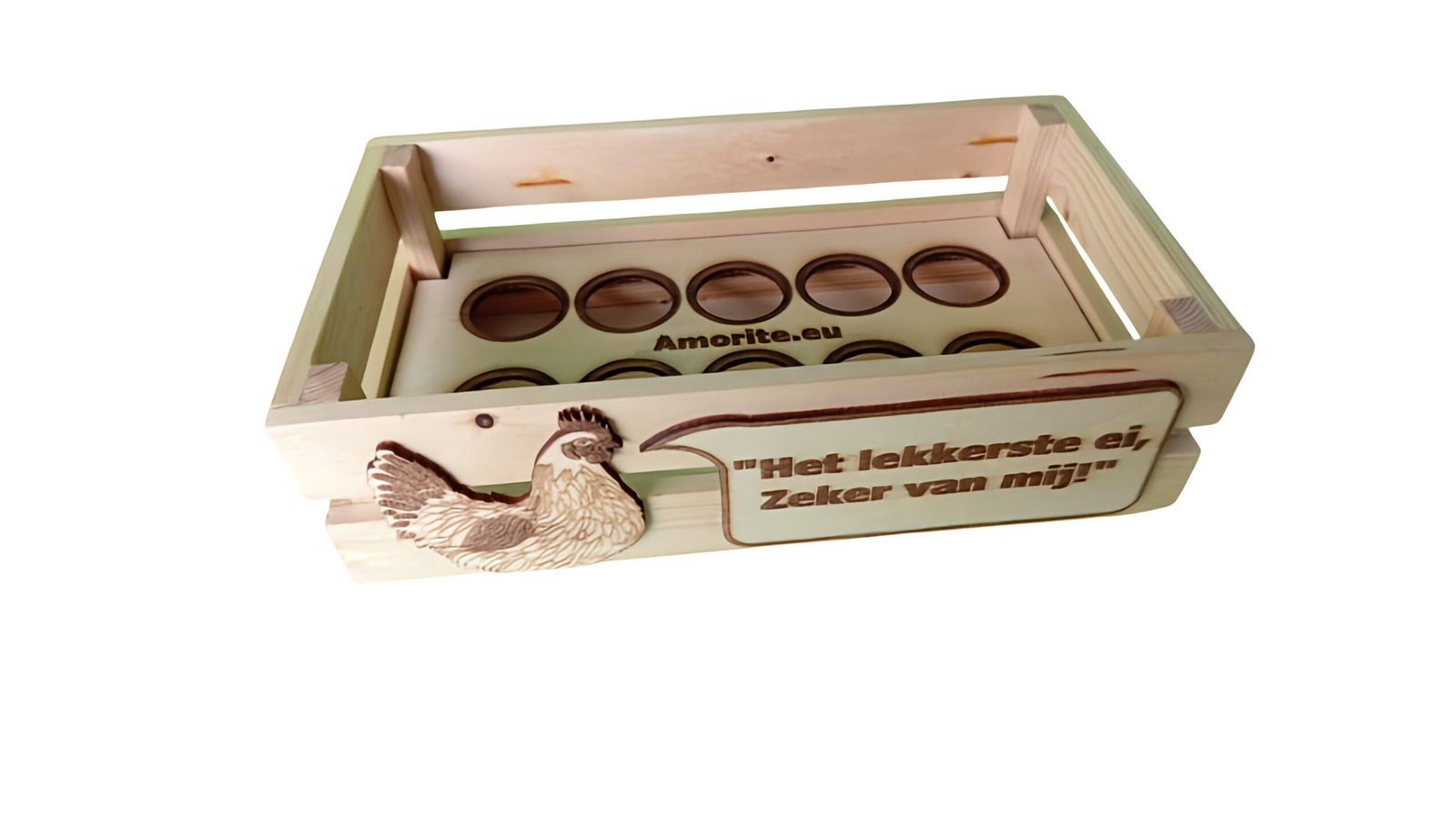 verse eieren houten kist landelijke decoratie