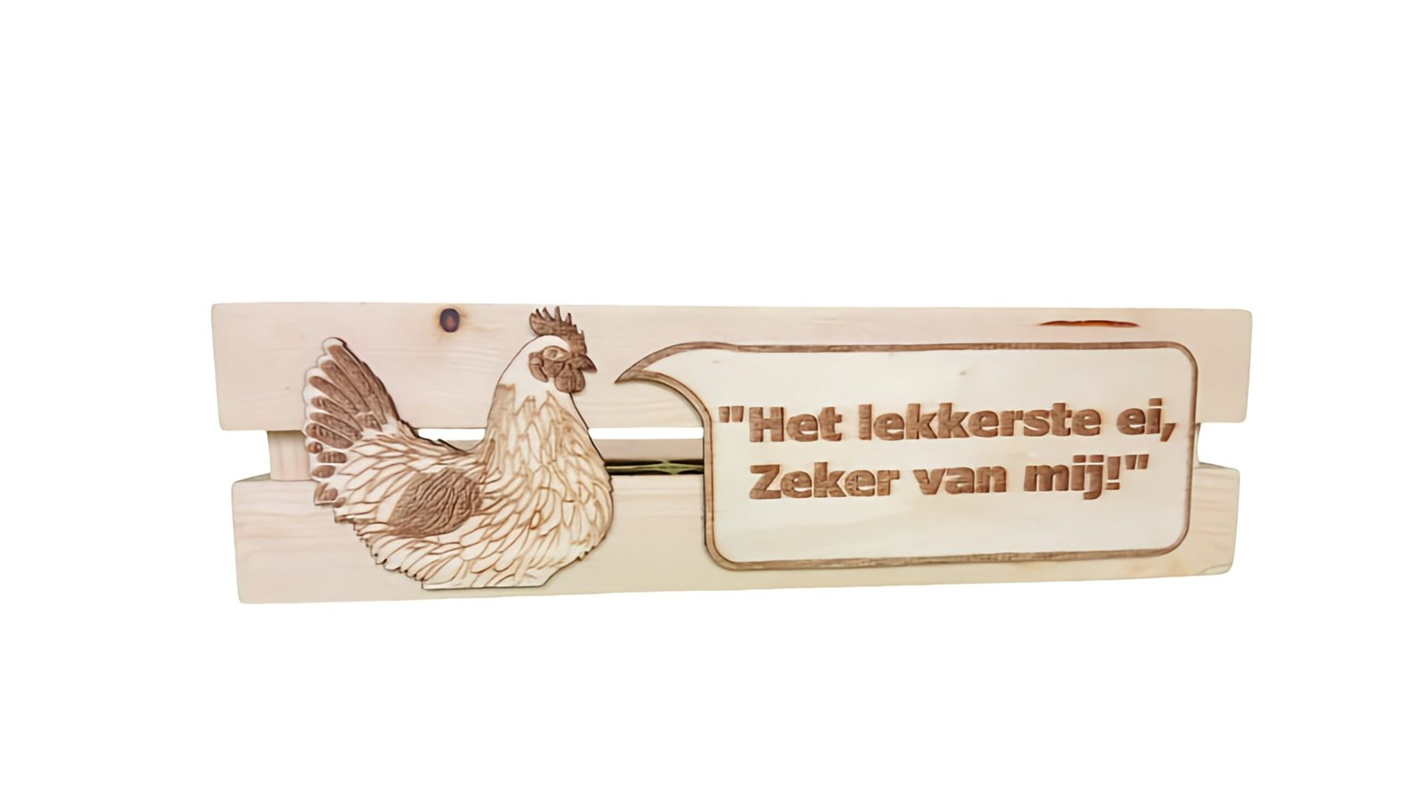 verse eieren houten kist landelijke decoratie